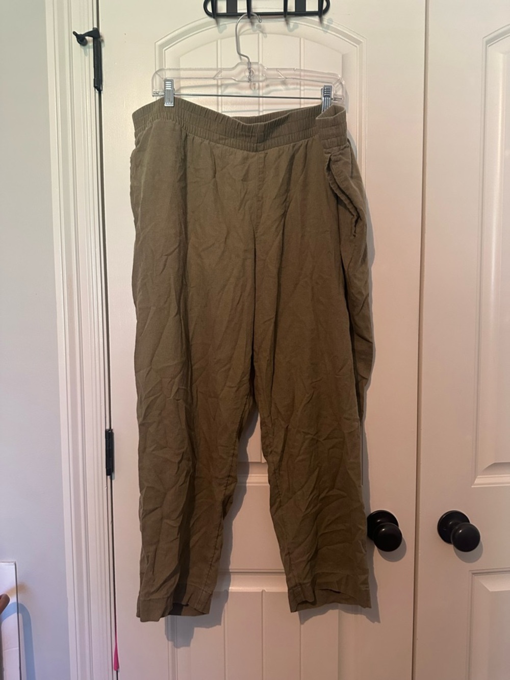Old Navy Olive Green linen Pants